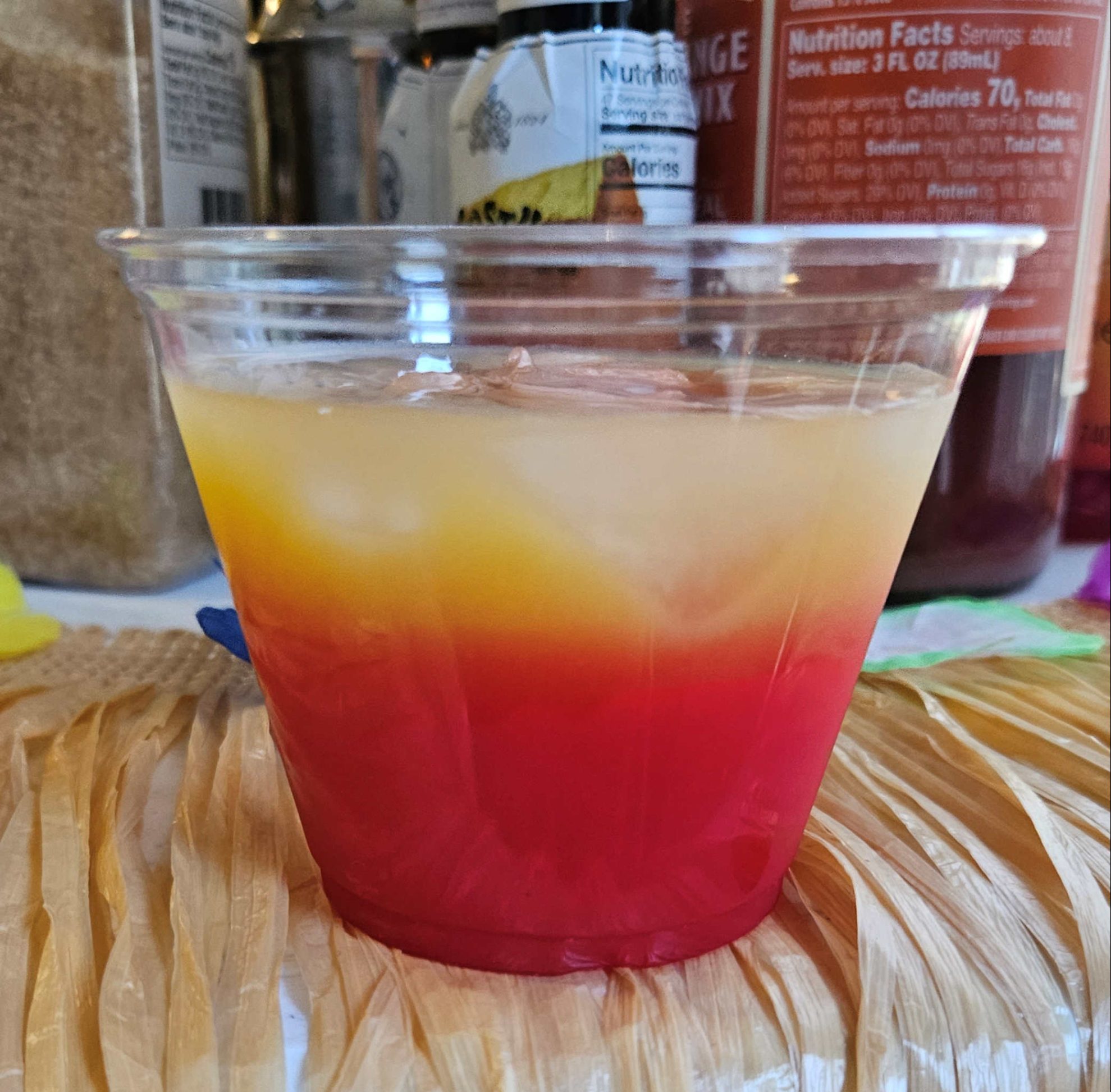 Spiced Rum Sunrise